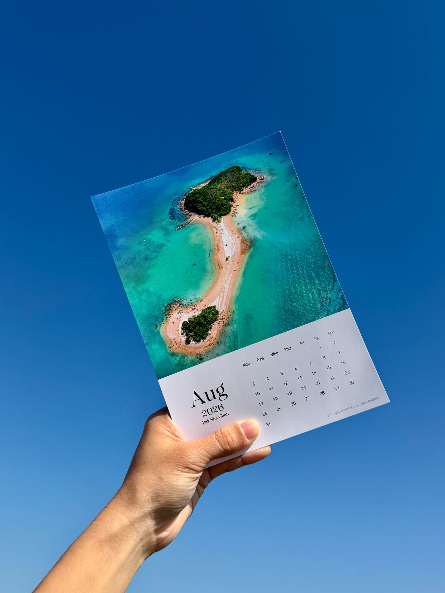 2026西貢地質公園木製座曆｜航拍｜香港設計手信